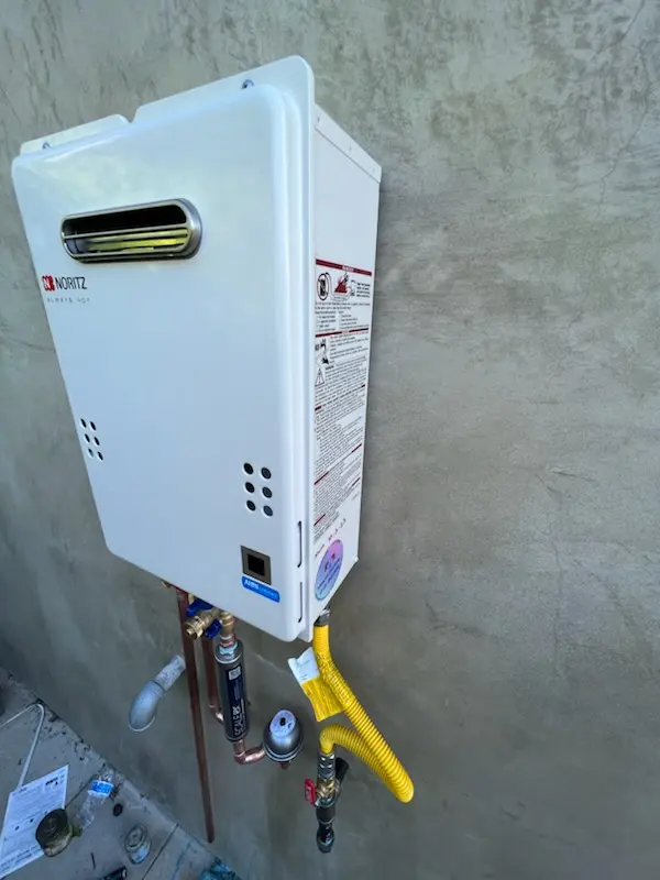 Tankless water heater installation for North Tampa homes